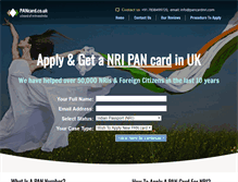 Tablet Screenshot of pancard.co.uk