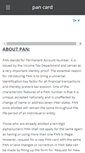 Mobile Screenshot of pancard.org